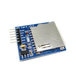 Arduino SD卡读写存储模块 SD Card v2.0 电子积木 机器人存储卡