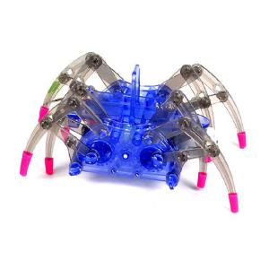 DIY拼装蜘蛛机械人 电动爬行蜘蛛 电子宠物机器人 电子益智玩具