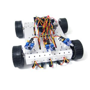 AS-4WD 寻线避障移动机器人 电子竞赛 机器人教学