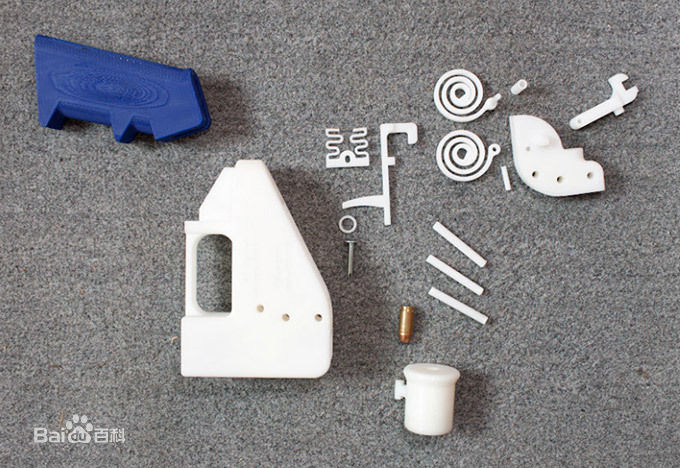 3D打印的手枪