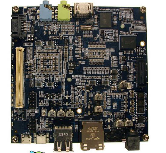 英特尔MinnowBoard实物图