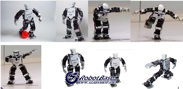 Robovie-X人形双足机器人动作组图