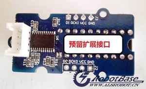 SPI接口LED Bar 模块反面图
