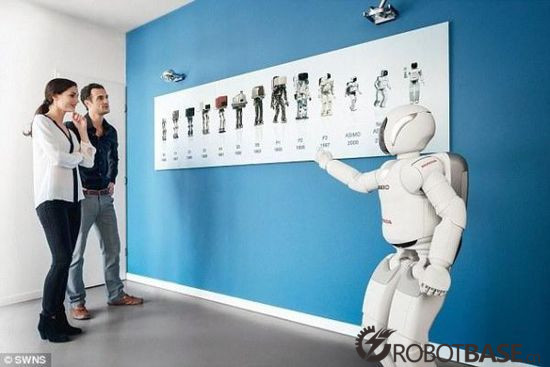 进化状态的Asimo机器人